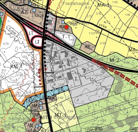 VIKBY FÖRETAGSOMRÅDE, KVARTER 4, 7 och 12 7 Bild 6. Utdrag ur Tölby-Vikby delgeneralplan.