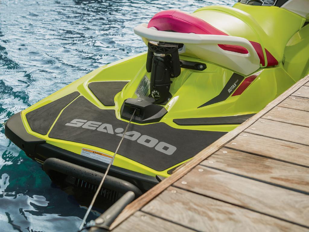 SEA-DOO SPEED TIE FÖR DOCKNING Vårt exklusiva förtöjningssystem som tillbehör, anpassat för montering på ponton eller brygga.