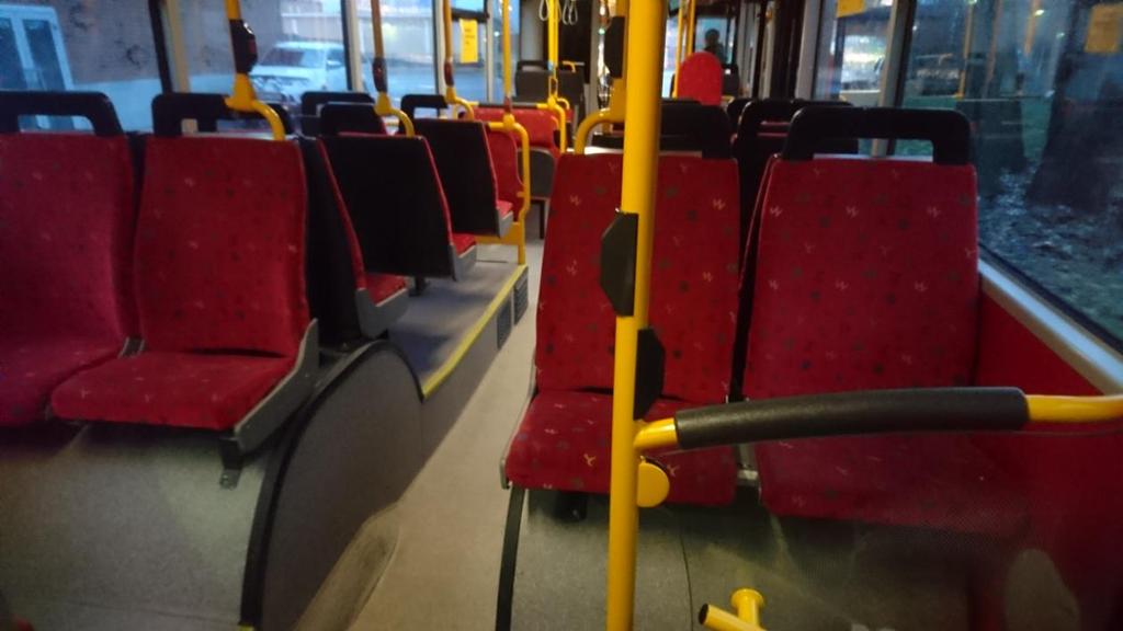 Denna observation är utförd på en buss med en "vagn", men det finns även stadsbussar med två "vagnar", alltså så kallade "dragspelsbussar", vilka är nästan dubbelt så långa.