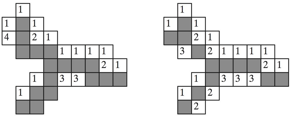 8.6 a) 2 2 2 2 2 2 2 2 2 2 2 b) Medeltjockleken på fröet är t = (( 2 + 2 )/.5) 2 = 2.69. c) Subtraktionen med.5 behövs ty om avståndsvärdet är a(x, y), så är avståndet till kanten a(x, y).5. d) Multiplikationen med 2 görs för fröets tjocklek är dubbelt så stor som avståndet från mittlinjen till kanten.