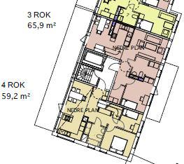 Bilaga 2 och 3. De dygnsekvivalenta ljudnivåerna mot innergård är 55 db för alla lägenheter utom en.