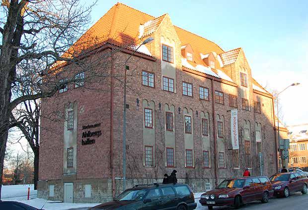 Ahlbergshallen Östersund ritningar Ahlbergshallen ligger centralt i Östersund strax intill Rådhuset och Gamla kyrkan.