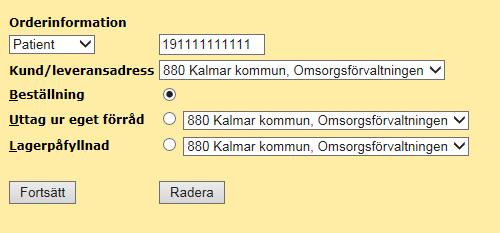 2 (13) Logga in i websesam Förskrivning till KHS via