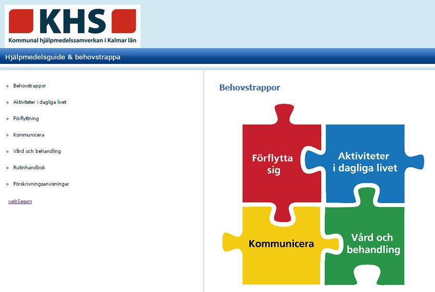 beslutsstöd samt länk tillbaka till websesam.