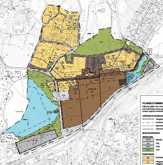 DETALJPLAN FÖR DEL AV MÖLNLYCKE 1:1 M FL 13 4 Planförslag Härryda kommun planerar att göra en ny detaljplan för området vid Mölnlycke Fabriker för att möjliggöra för exploatering för bostäder och