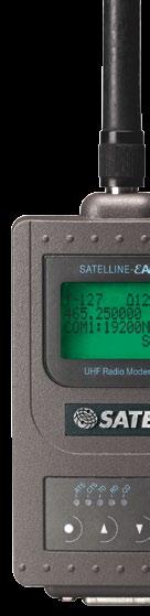 SATELLINE-EASy radiomodem 403-473 MHz 10 mw-1 W 403-473 MHz 10-1 000 mw RS-232, -422 Display (tillval) kompatibel m 3AS Programmerbar Det anpassningsbara radiomodemet SATELLINE-EASy är ett radiomodem