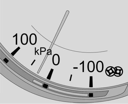 124 INSTRUMENT OCH REGLAGE Turbomätare (Endast prestandakonfiguration) Temperaturmätare för motorkylvätska 6.