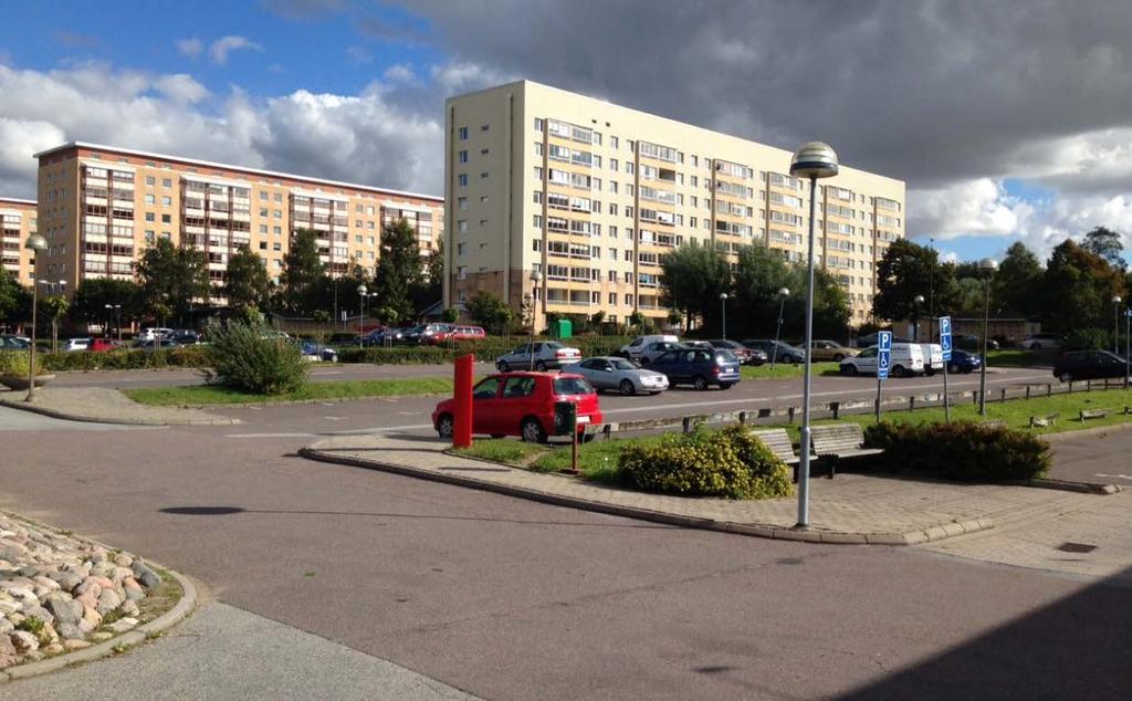 Befintlig parkeringsplats mellan Dalbyvägen och Elisetorpsvägen Buller Aktuellt planområde påverkas av trafikbuller från de närbelägna gatorna, Dalbyvägen och Elisetorpsvägen samt motorvägen