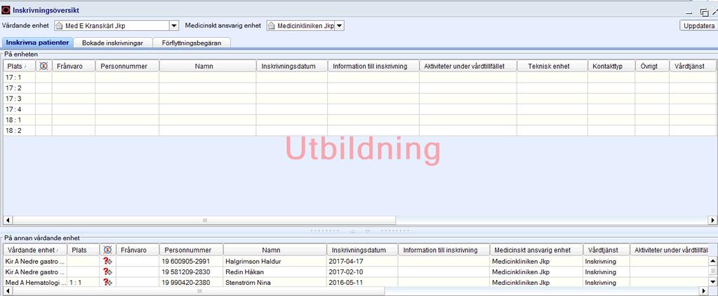 Britt Karlsson 036-32 41 94 2017-04-17 1 4 (9) På medicinskt ansvarig enhet visas