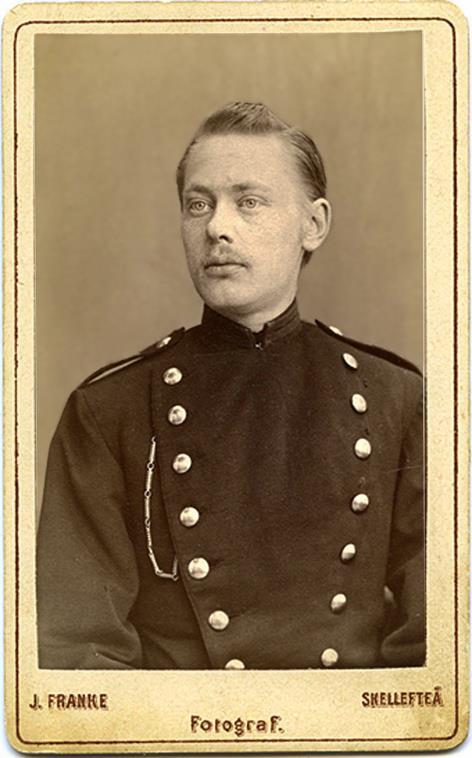 Stefanus Pihlström f 1856 i Vårdnäs, Östergötland.