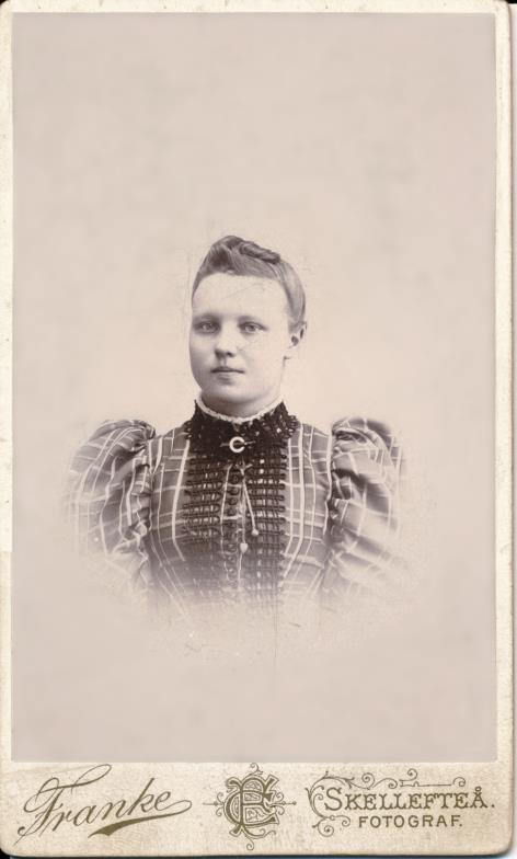 (1894-1912) f i Jörn och d i Gagsmark (källa Porträtt i
