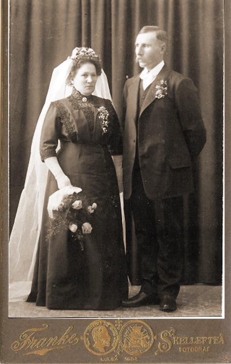 Emma Johansson (1873 1949) i Selet och Nils Danielsson (1864 1948) i