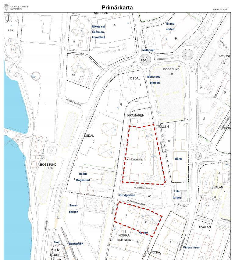 KRÄMAREN 4 OCH NORRA AMERIKA 1 & 2, ULRICEHAMNS KOMMUN 7 1 Uppdrag COWI AB har på uppdrag av Ulricehamns kommun utfört en geoteknisk utredning på fastigheterna Krämaren 4 och Norra Amerika 1 & 2.