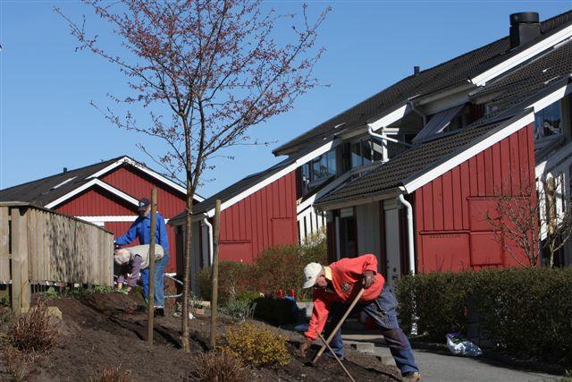 Det goda boendet Flitigt arbete under städdagen Två städdagar har genomförts under verksamhetsåret. Vårstädningen var den 24 april och höststädningen den 30 oktober.