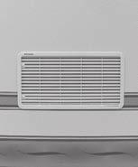 Beskrivning Kylskåp VINTERANPASSA KYLSKÅPETS VENTILATION För att fungera tillfredställande måste kylskåpet vara korrekt ventilerat. Kylskåpet ventileras genom galler på husbilens vägg.