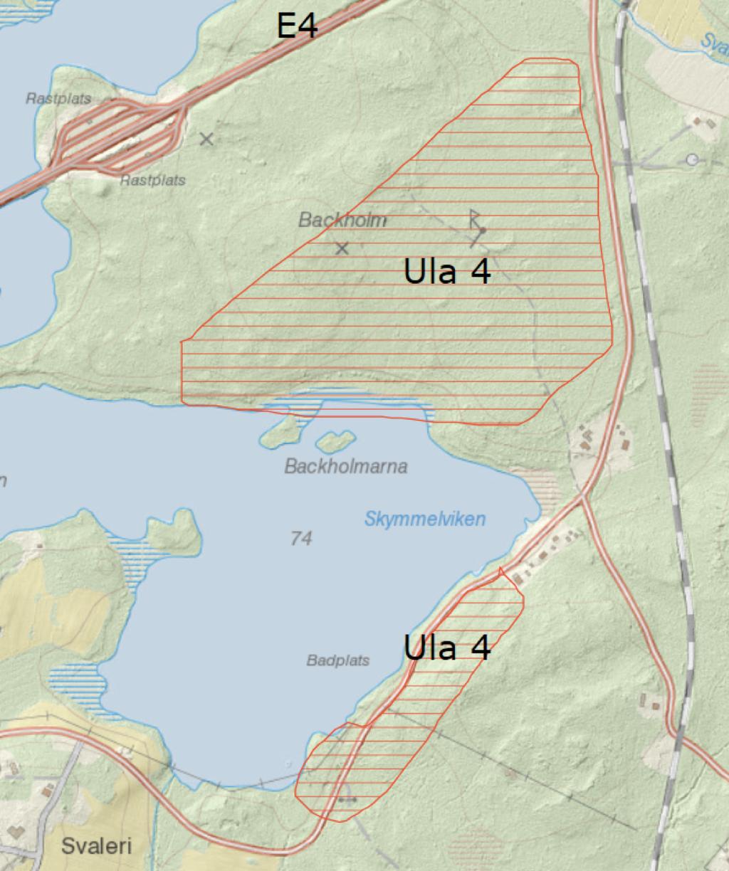 Ula 5 och Ula 6, Bandsjöarna Två områden vid Stor-Bandsjön och Lill-Bandsjön som ligger inom 5-10 km avstånd från Timrå centrum.