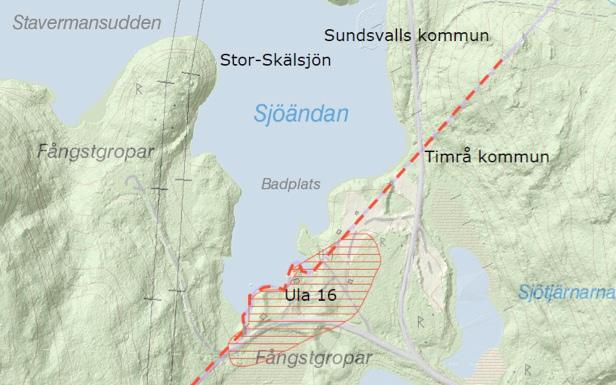 Fiskare vid Indalsälven. Ula 16, Storskälsjön Vid gränsen mellan Sundsvalls och Timrå kommuner, vid Sjöändan är det lämpligt att utveckla en mindre anläggning för fisketurism.