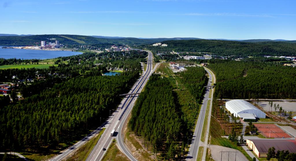 9 Transportinfrastruktur Allmänt På planens markanvändningskarta redovisas det befintliga övergripande transportsystemet för väg och järnväg, liksom gång- och cykelvägar som förbinder kommunens