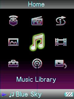 32 Spela upp musik Spela upp musik (Music Library) Du kan söka efter spår enligt titel, album, artist och genre etc.
