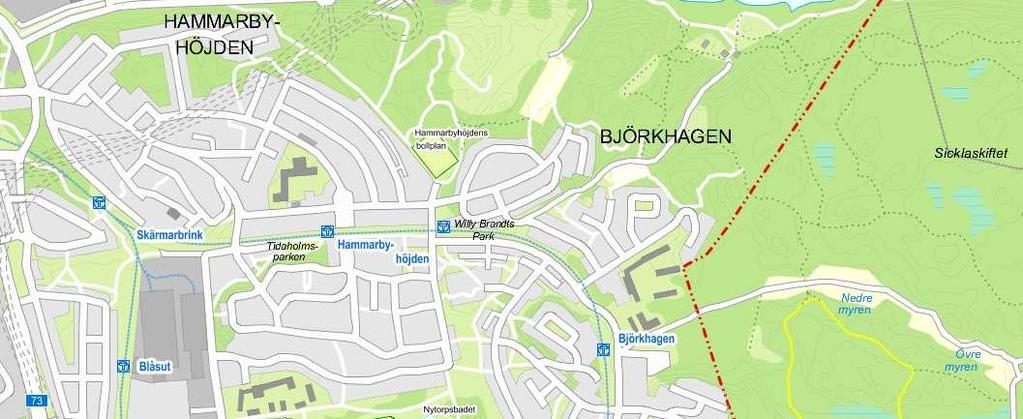 SID 2 (8) UTLÅTANDE Syfte Detaljplanen syftar till att möjliggöra ny bostadsbebyggelse inom del av fastigheten Hammarbyhöjden 1:1 vid kvarteret Regndroppen i stadsdelen Björkhagen.