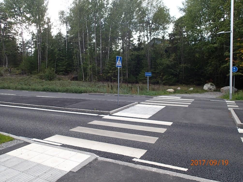 Sida 5 (10) Figur 3 foto från cykelbana mellan Skälbyvägen och Blomsterkungsvägen. Framkomlighet Den nya gång- och cykelbanan bidrar till att framkomligheten för cyklister och gående ökar.