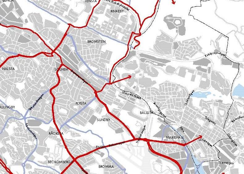 Sida 2 (13) och biltrafiken blir framkomligheten något sämre då yta tas av dagens körfält. Kalkyler har genomförts som visar att den totala utgiften för projektet bedöms uppgå till ca 43,0 mnkr.