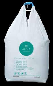 123 VARFÖR VÄLJA ECOLAN AGRA 1. EN EFFEKTIV LÖSNING FÖR GÖSLING VID ALL SLAGS ODLING Ecolan Agra innehåller osedvanligt höga halter av användbara huvudnäringsämnen (N, P, K). 2.