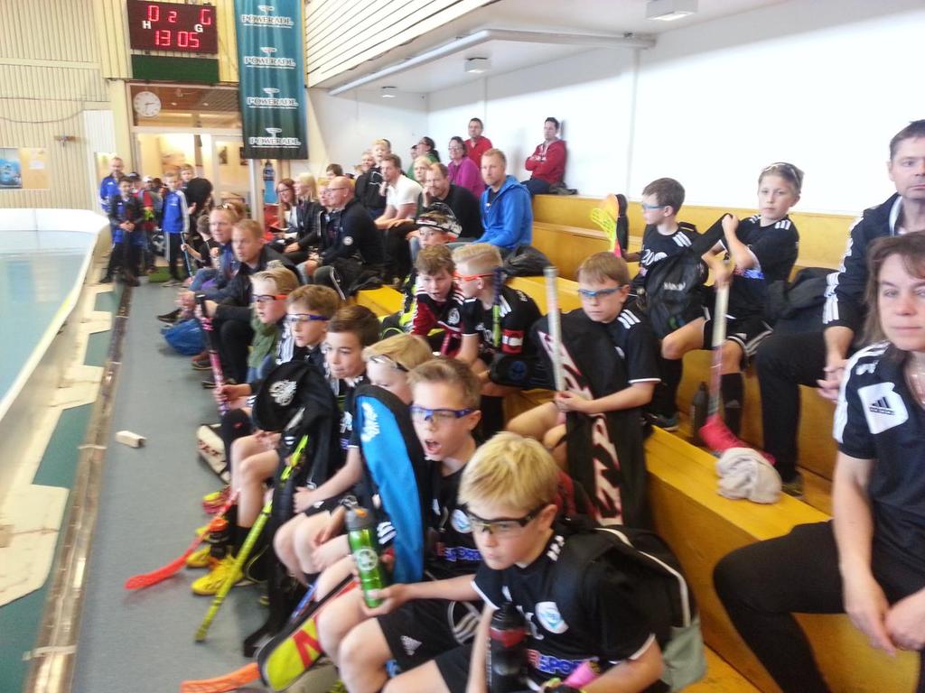 Taggade spelare och uppskattad hejaklack