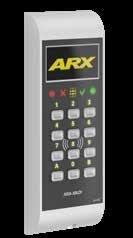 bland annat öppning och batterivarning Stöd för ARX High Secure Card Aperio dörrbladsläsare Beröringsfri online-läsare med