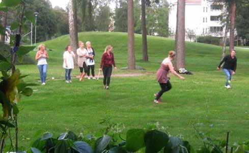 delar av Växjö träffas för en picnic, grillkväll eller bara för att njuta