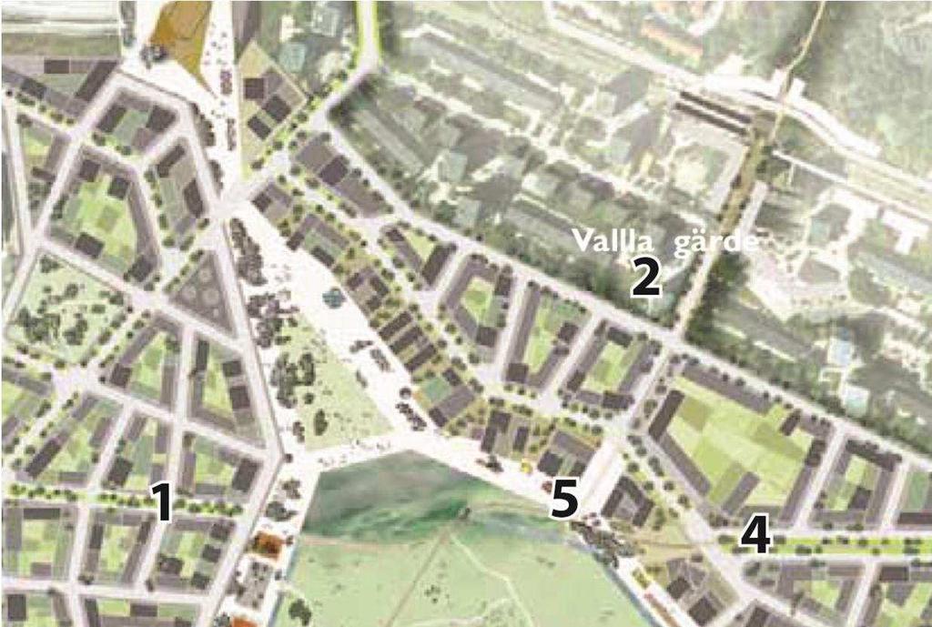 Alternativ 16 (76) Godkänt dokument - Martin Schröder, Stadsbyggnadskontoret Stockholm, 2013-10-17, Dnr 2007-08046 omkringliggande områden samt att utveckla idéerna för den stora parken.