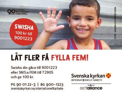 High five för barnen - #5för5 En del av julkampanjen 2016 Låt fler få fylla fem blir att dela en "high five" på Facebook, Twitter och Instagram.