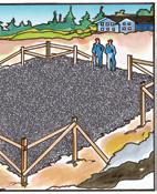 8 9 Blandning Betong består av sand, grus och sten samt av vatten och bindmedlet cement. Till detta sätts speciella tillsatsmedel för att förbättra betongens egenskaper.