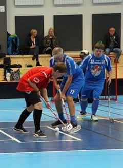 Gävle-dala innebandyserie Stockholm Paragames 2018 Gavle Hov Gävle 2018-11-11 Fullt med folk i hallen, redan en och en halv timme före matchstart, där hemmaklubben hade varit där före klockan 8 för
