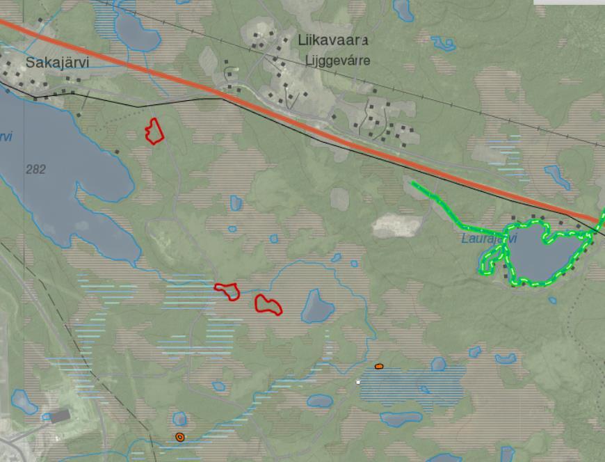 Inom planområdet finns tre stycken nyckelbiotoper på 1,6 ha, 1,8 ha och 24,7 ha.