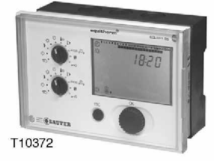 44.430 EQJW 135: Kommunicerande Värmeregulator med digital användarfunktion.