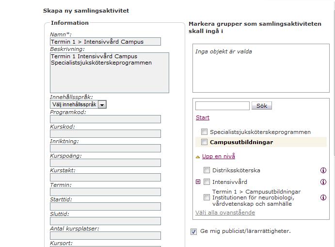 grupphierarkin genom att klicka på plustecknet.