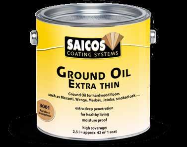 exotiska och termiskt behandlade träprodukter före att man kan applicera någon av SAICOS Premium Hardwax-Oil.