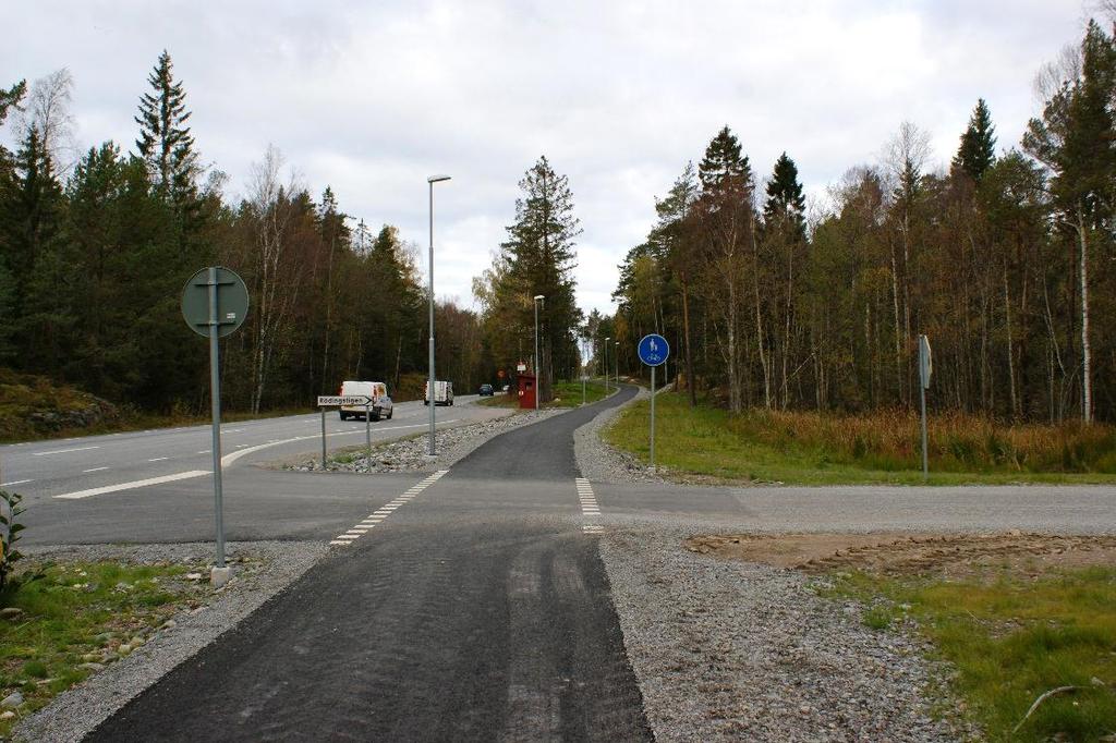 32 31 Djurö byväg- Sollenkroka 7 700 meter Trafikverket Planerad 32 Klacknäsvägen-Mörtviken 2 000 meter Trafikverket Planerad Med pågående menas att den är under byggnation 2013.