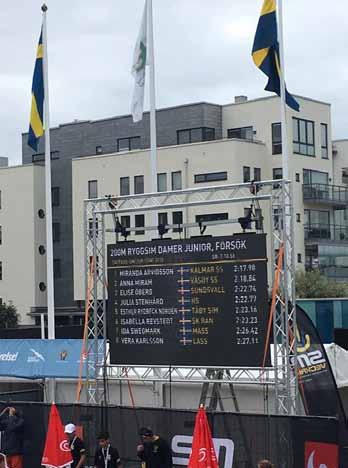 DAG 2 Andra dagen på JSM/SM startade med 400 medley. Palosaari först ut med 4.43.56, Lindholm 5.01.38, Melinder 4.52.65, Nyblom nytt fint pers med 5 sekunder (!) 4.53.76! 200 ryggsim damer, Tova 2.33.