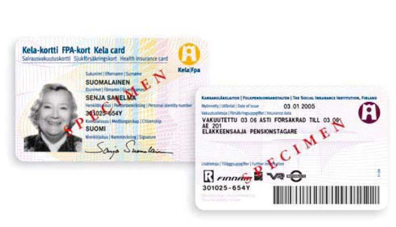 Sjukförsäkringsanvisningar för apotek, bilaga 2 Fotoförsett FPA-kort FPA upphörde att bevilja FPA-kort med foto 13.10.2008.