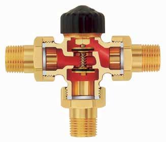 IMI HEIMEIER / Termostater och radiatorventiler / 3-vägs fördelningsventil 3-vägs fördelningsventil 3-vägs fördelningsventil för distribution av flöde i värme- och kylsystem.