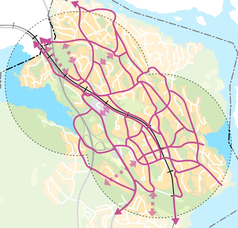 Flemingsberg och Glömstadalen.