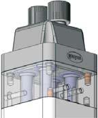 Sats med fluidiseringsrör P/N 1057258 Läckande strypventil Byt ut strypventilerna och filterskivorna.
