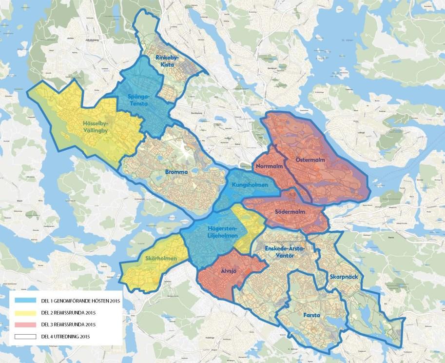 gällande luft och buller. Omskyltningen av hastighetssänkningarna har genomförts under våren 2016.