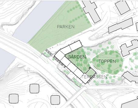 4 (7) Förslaget förhåller sig till de höjder som föreslås i planprogram för Henriksdal i anslutning till Danviks center.