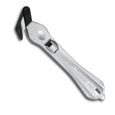 Säkerhetskniv Lussac Ergonomisk kniv med långt icke segmenterat knivblad. Automatisk tillbakaladdning av knivblad.