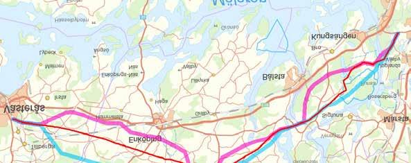 14 ± Hamra!! Finnslätten Överby! Svenska kraftnät Teckenförklaring 0 5 10 15 20 25 km! Finnslätten! Hamra Befintlig sträckning Alternativ A Alternativ B!