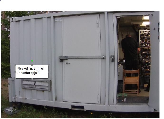 MASTCONTAINERETABLERING TRÄNGSLET 25/7 KL 09:00 Mastcontainer står tillfälligt i Särna, transporteras under dagen till skjutfältet mha Försvaret Radiolänkutrustning transporterad