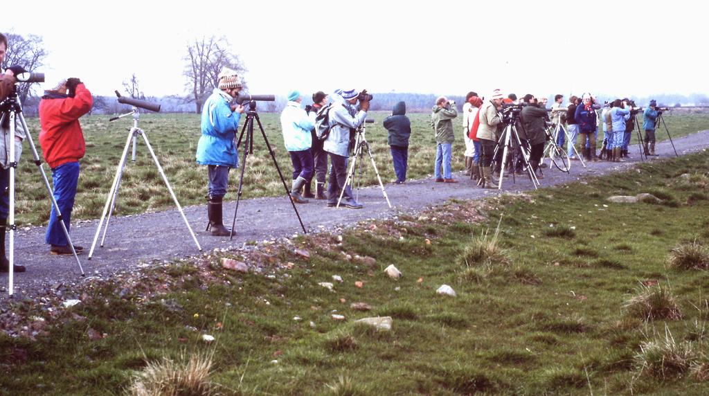 foto: Ulf Ljungbeck En exkursion till Lillö en sen vår 1989.